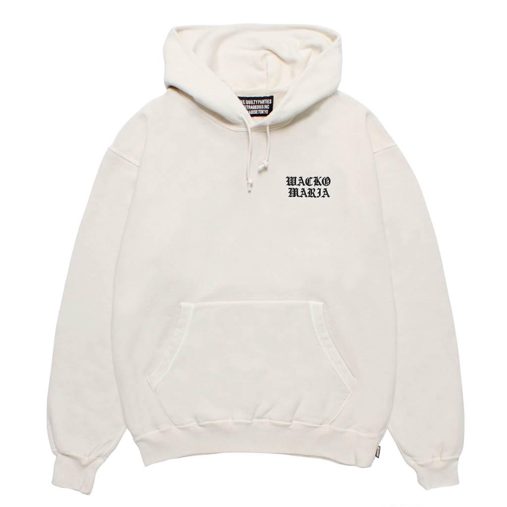 WASHED MIDDLE WEIGHT PULLOVER HOODED SWEAT SHIRT #IVORY [26SSE-WMC-SS02]