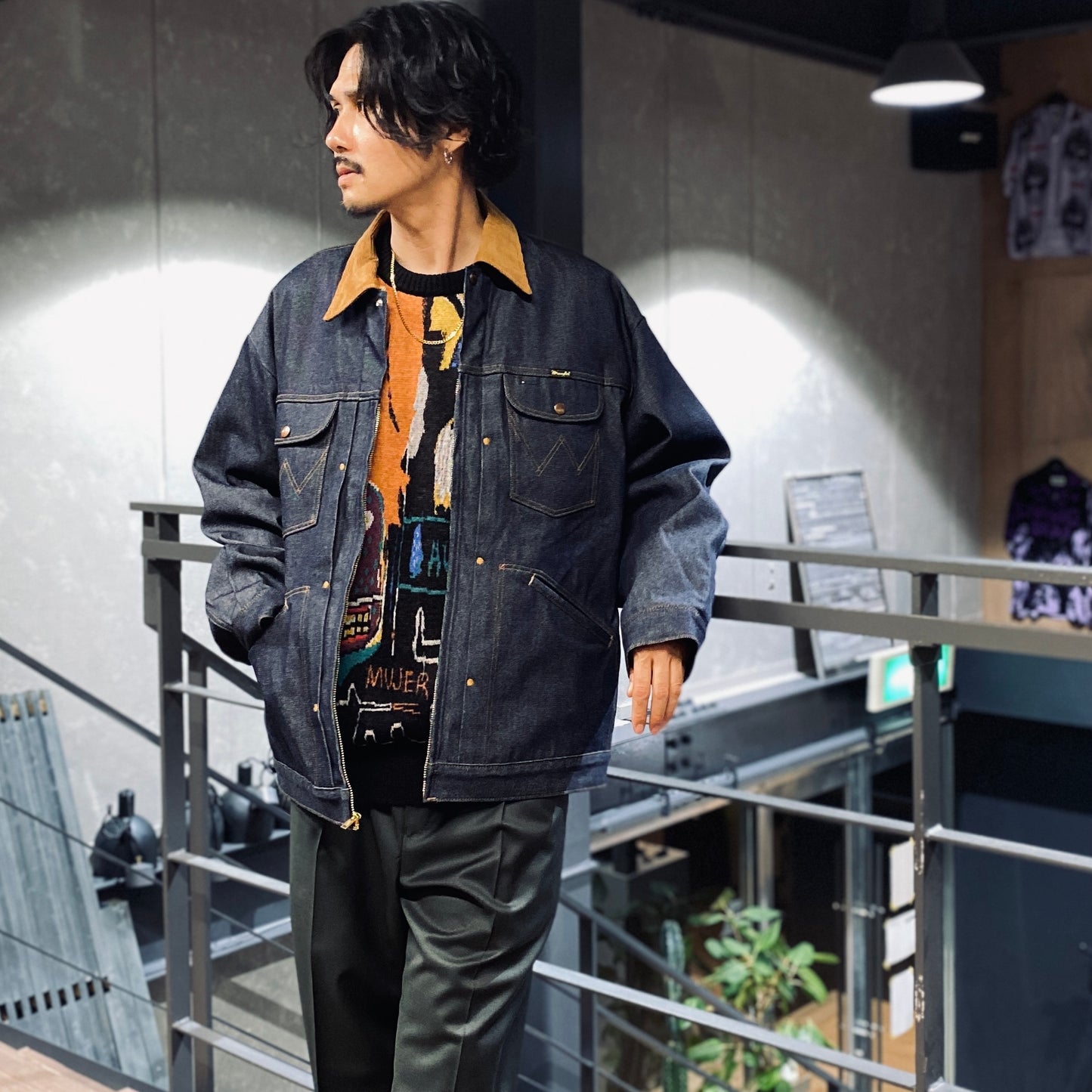 Wrangler | TRUCKER JACKET #INDIGO [23FW-WMO-WG01]