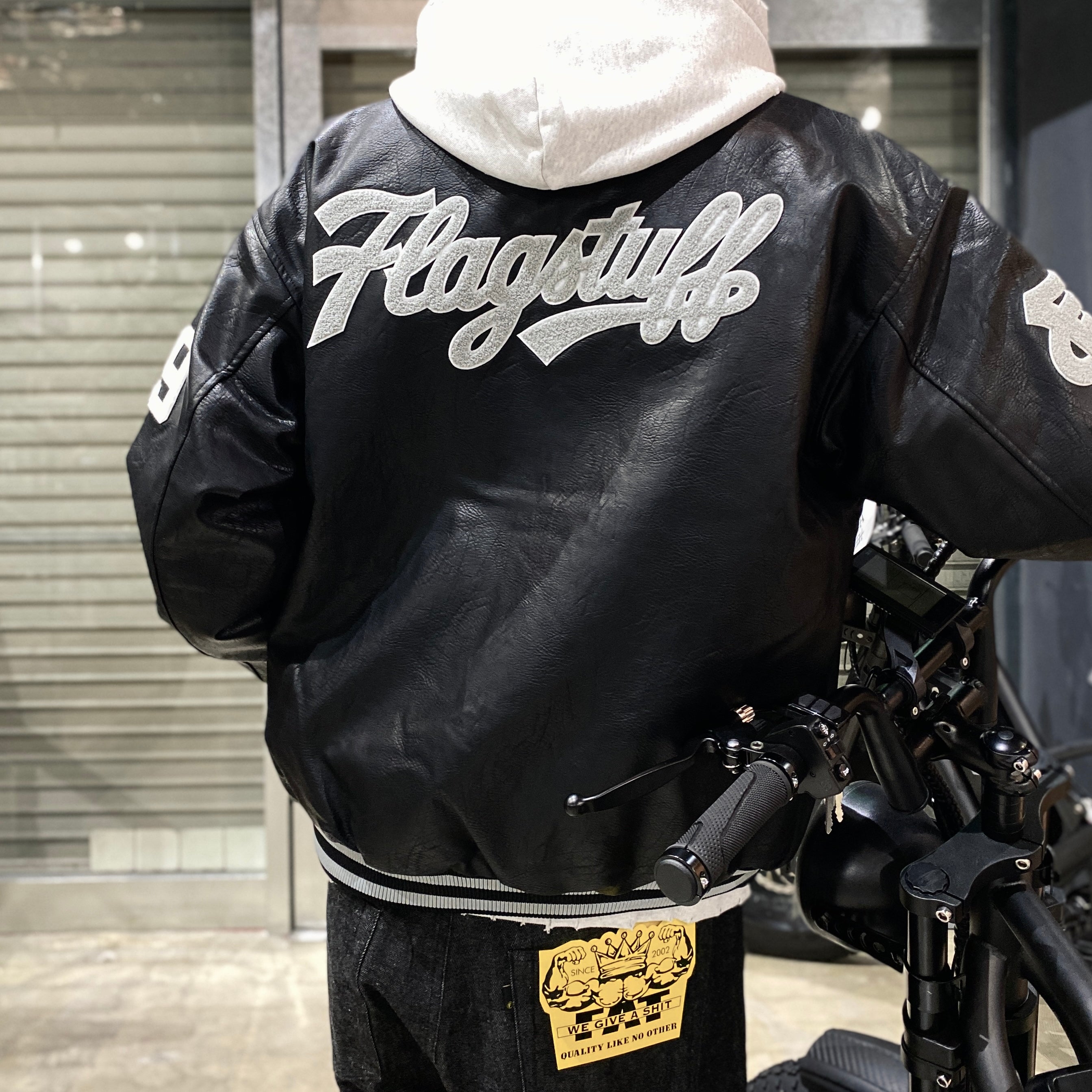 MAJESTIC | VARSITY JACKET #BLACK [23AW-FS-02/FS1281