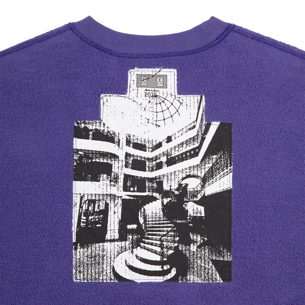 SOLID LOOSE CREW NECK #PURPLE [CES28CS12]