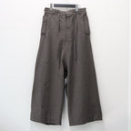 MORPH YI PANTS #CHARCOAL [JI-26AW-PT03-1]