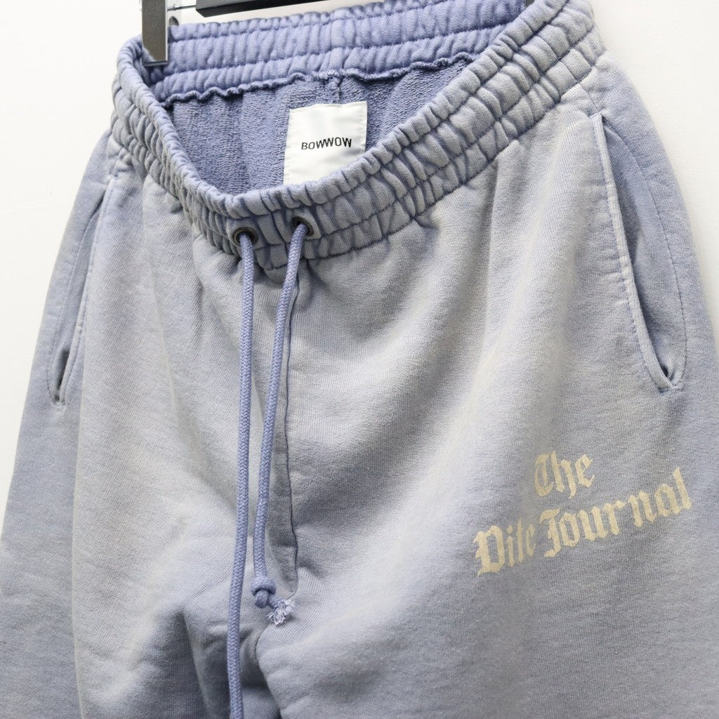 THE DITC JOURNAL SWEAT PANTS AGED #EGGPLANT [BW261-DJSP]