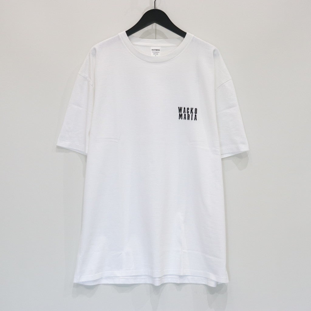 水洗重磅圓領T卹（第3型）#白色 [25SS-WMT-WT03]