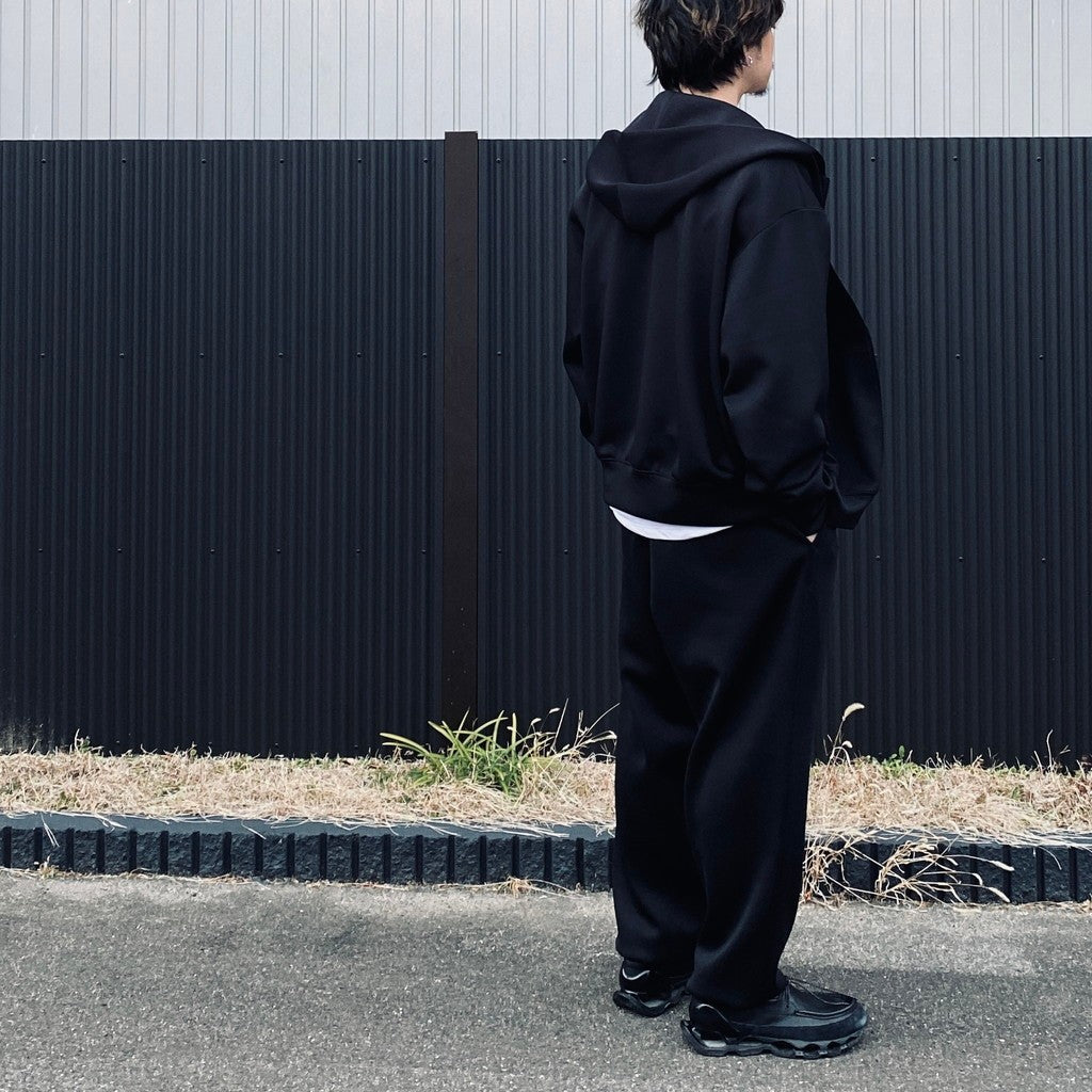 TECH SCUBA KNIT FULLZIP PARKA #BLACK [BE-41026]