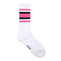 SKATER SOCKS ( TYPE-1 ) #WHITE-PINK [26SS-WMA-SO01]