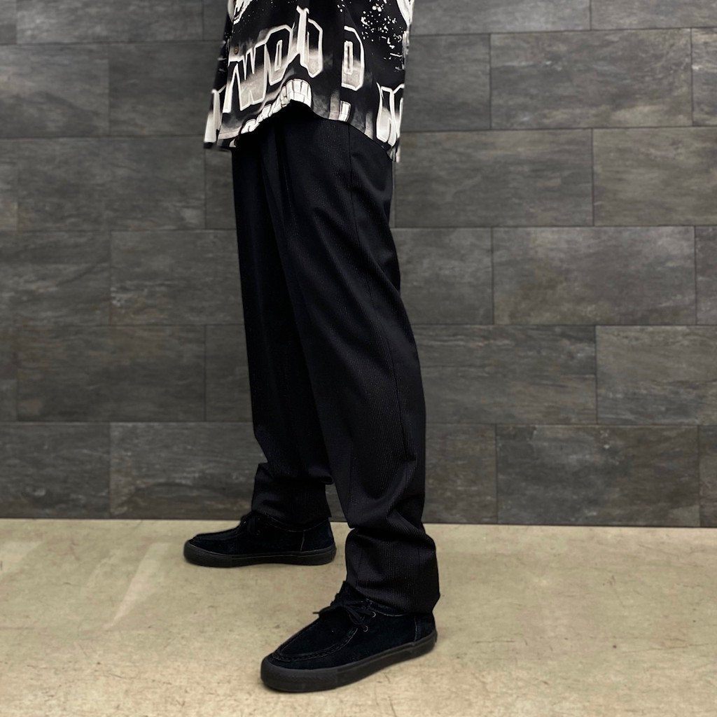 PLEATED TROUSERS -TYPE 2- #BLACK [24SSE-WMP-TR05]