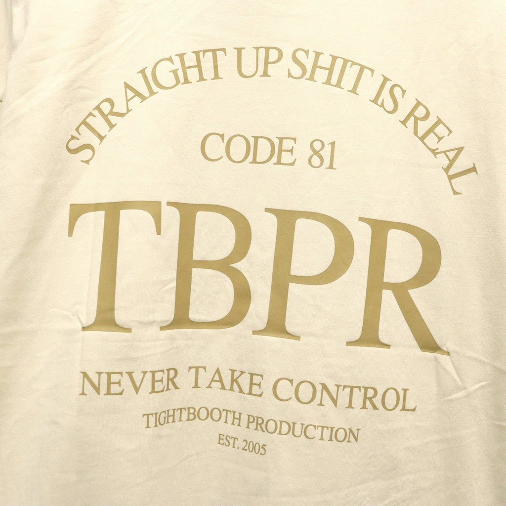 STRAIGHT UP S/S T-SHIRT #Cream [SS26-T04]