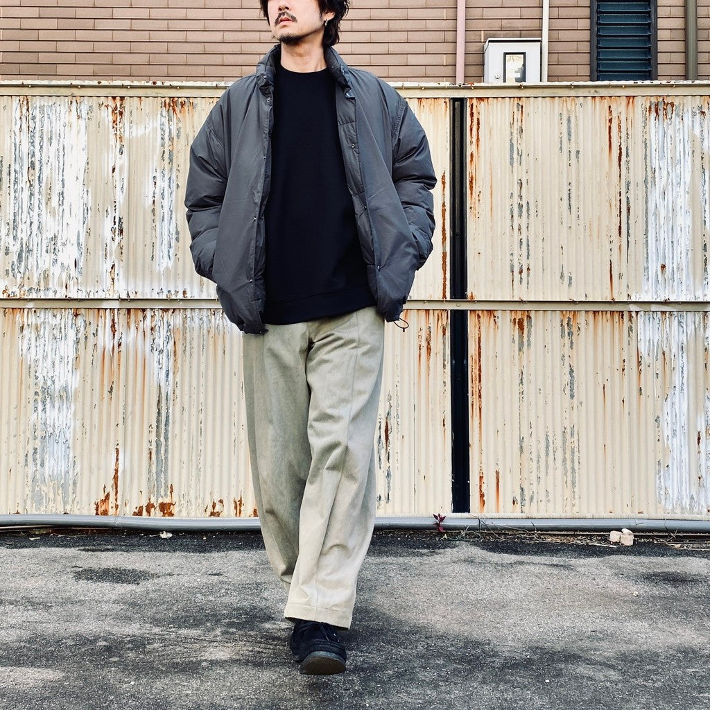 OVERDYE CURVE PANTS #L-INDIGO [AY-1019]