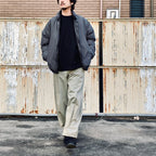 OVERDYE CURVE PANTS #L-INDIGO [AY-1019]