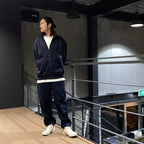 TECH SWEAT STAND ZIP-CARDIGAN #NAVY [BE-54024W]