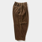 VELOUR BALLOON PANTS #Olive [SS26-B06]