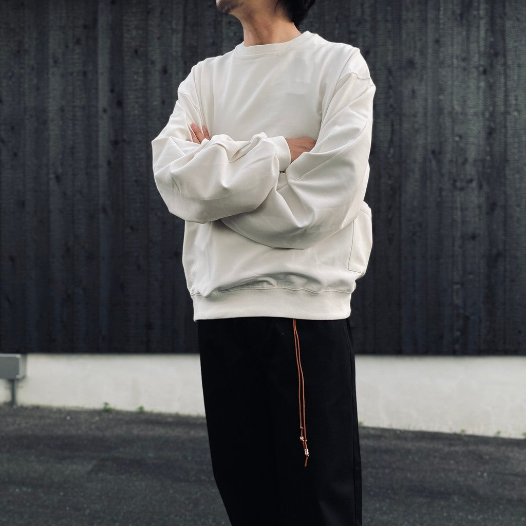 EVD3 Oversized Crewneck #Cream [GOOPI-26AW-SEP-03]