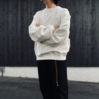 EVD3 Oversized Crewneck #Cream [GOOPI-26AW-SEP-03]