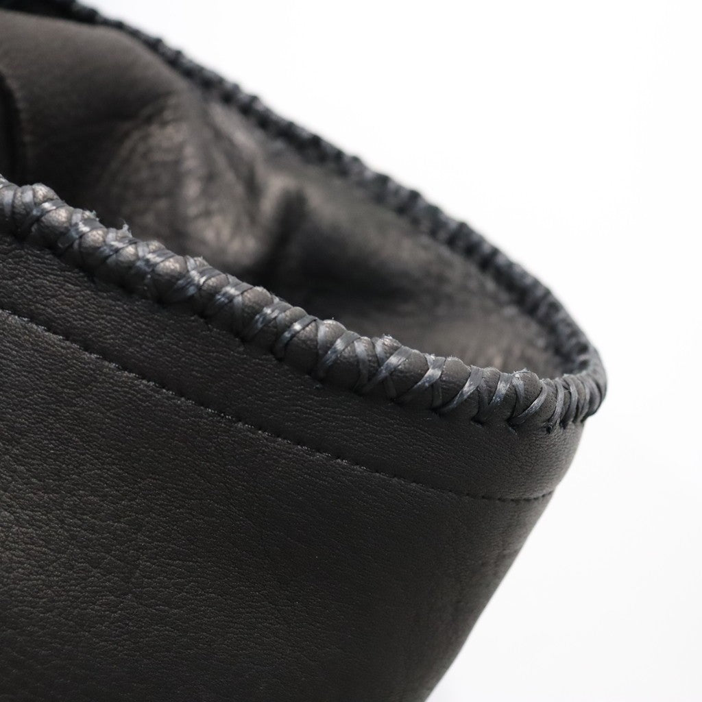 Early Morning | DEERSKIN LARGE MESSENGER BAG #BLACK [EM0924403]