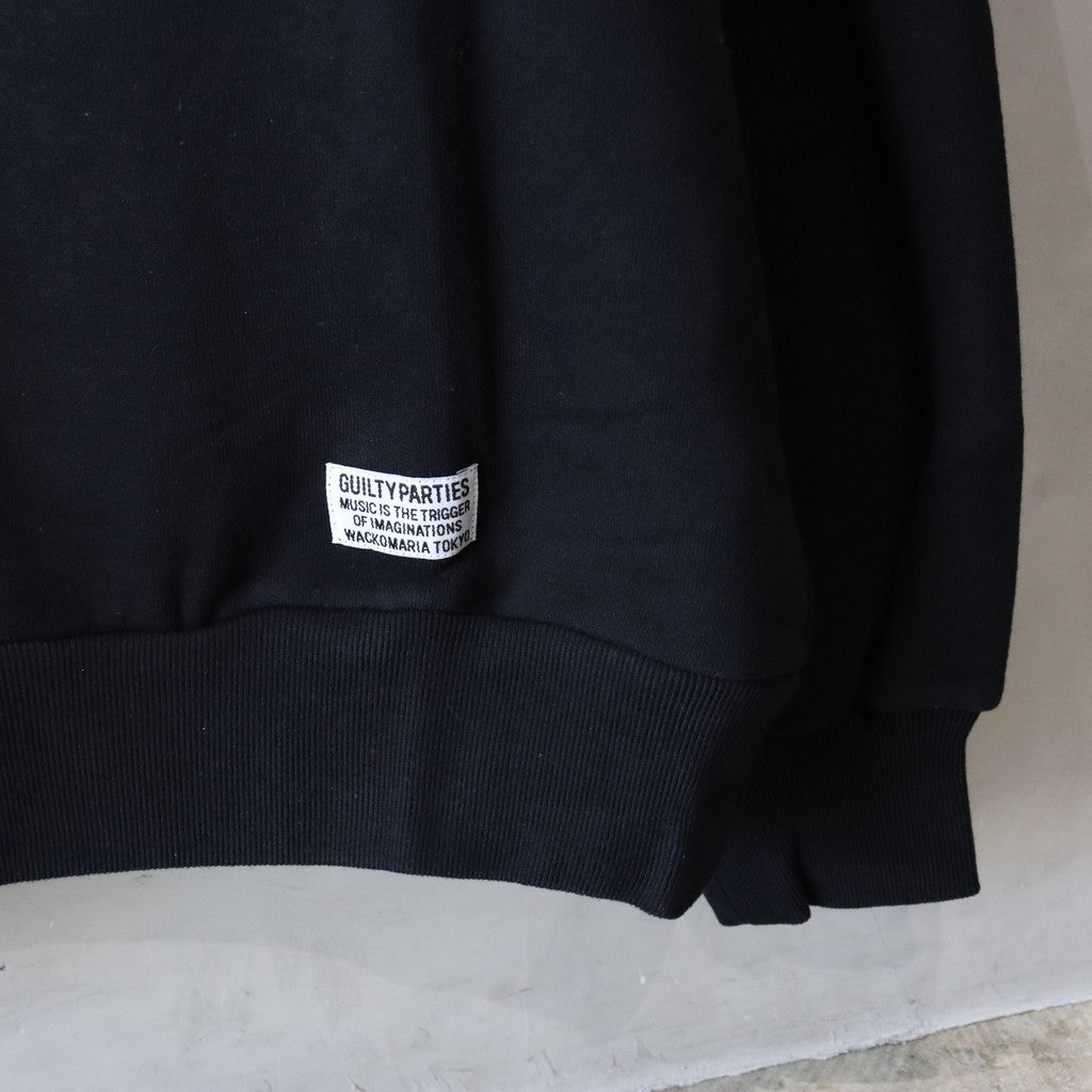 MIDDLE WEIGHT CREW NECK SWEAT SHIRT (TYPE-3) #BLACK [24FW-WMC-SS11]