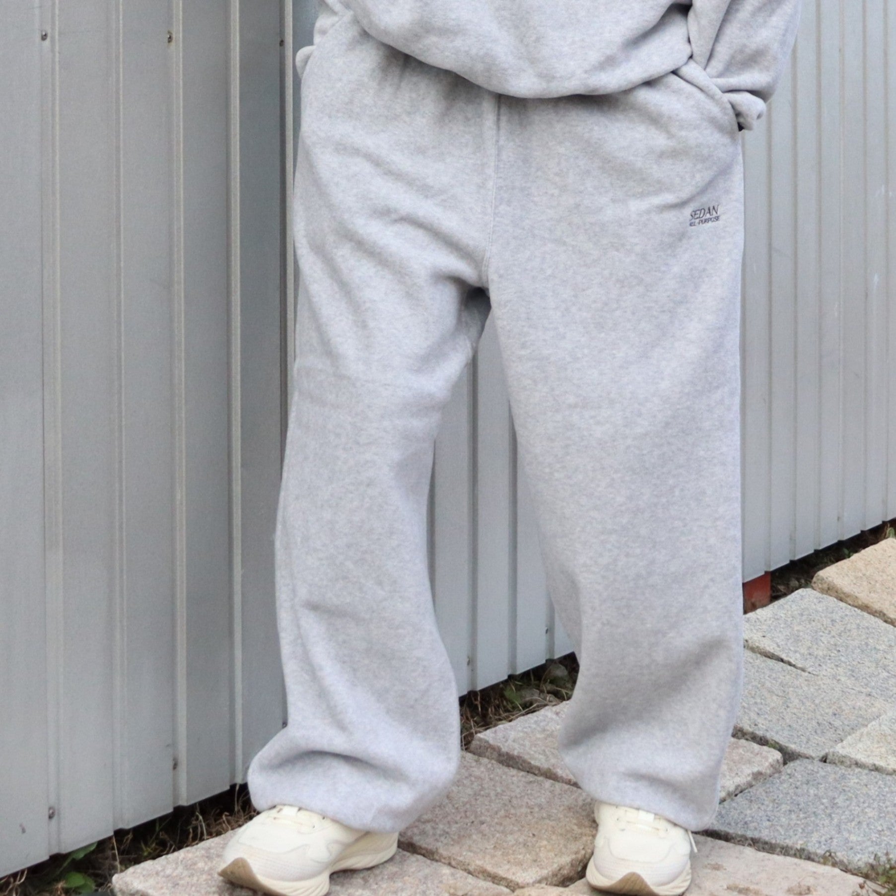 OG Logo Wide Fit Fleece pants #Ash [SD25F-PT09]