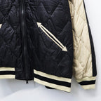 REVERSIBLE 「SKAJAN」 DOWN JACKET #BK×SILVER BGE [TAION-JK04JS]