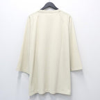 CHIDRY 3/4 SLEEVE T-SHIRT #Ivory [SU26-T01]