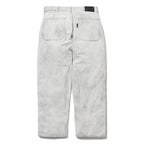 漂白寬鬆油漆工褲 #灰色 [25SS-FS-09 / FS1703]
