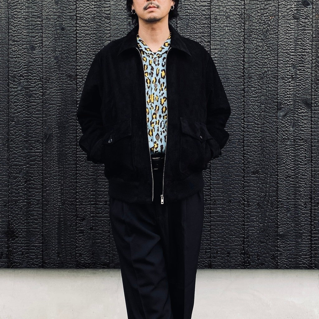 MINEDENIM | STIE lo | SUEDE LEATHER JACKET #BLACK [MDSL-WM-BL01]