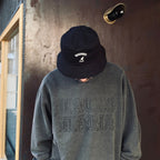 KANGOL | WASHED BUCKET #BLACK [26SS-WMA-HA01]