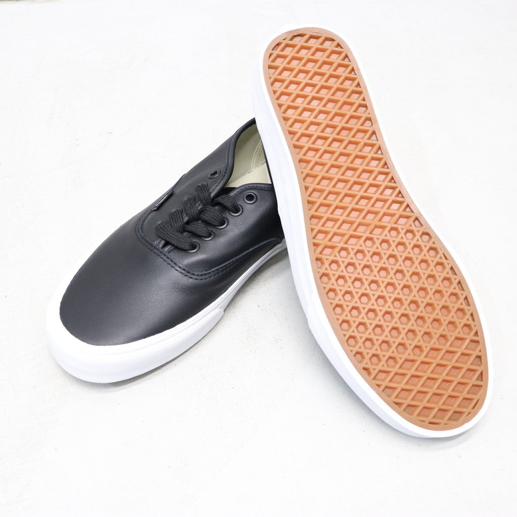 Authentic #LEATHER BLACK/TRUE WHITE [VN000EGABPB]