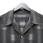 OMBRE CHECK OPEN COLLAR SHIRT L/S ( TYPE-2 ) #GRAY [26FW-WMS-OC02]
