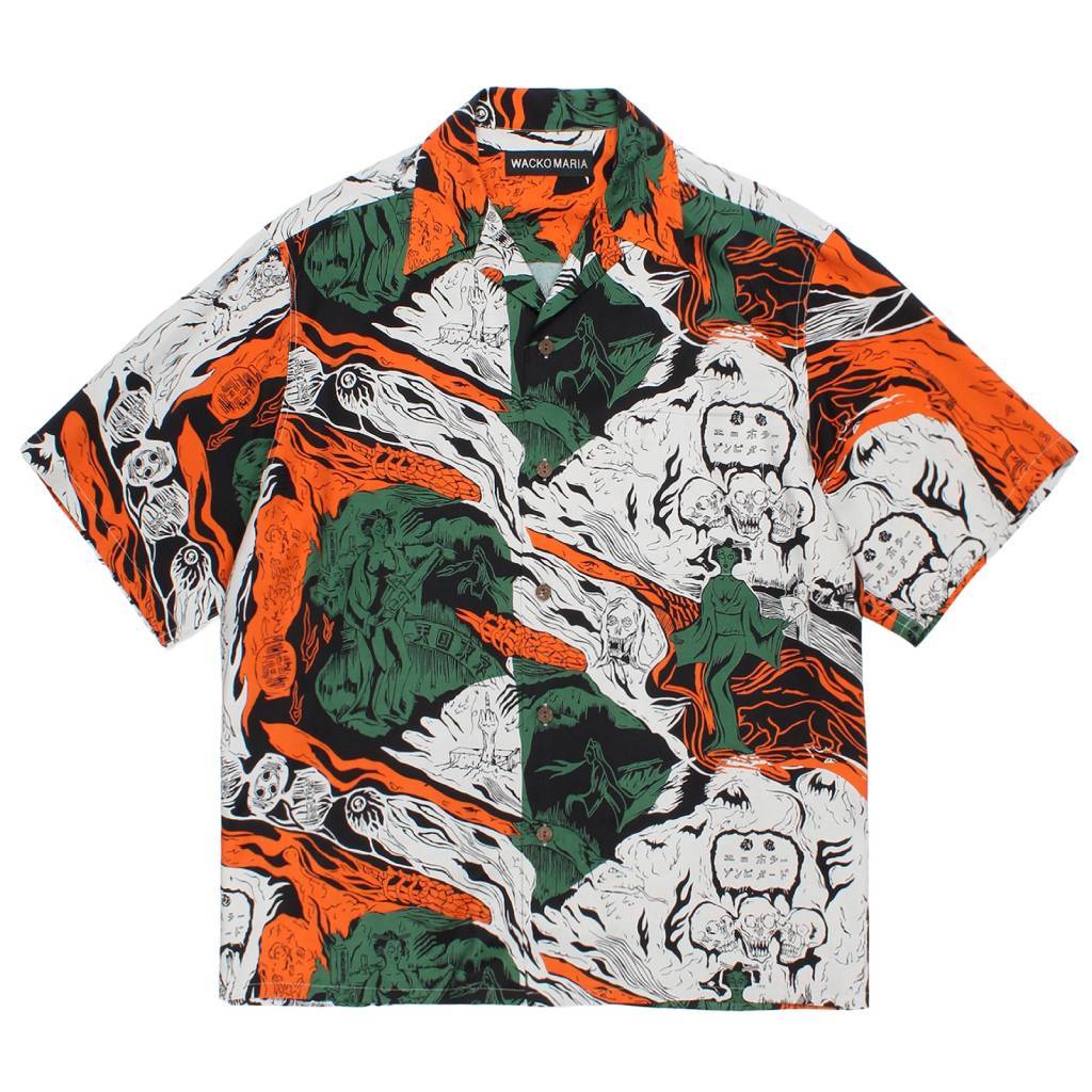 HAWAIIAN SHIRT S/S ( TYPE-1 ) #GRAY [26SS-WMS-HI01]