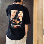 MULHOLLAND DRIVE | WASHED HEAVY WEIGHT CREW NECK T-SHIRT ( TYPE-1 ) #BLACK [MD-WM-WT01]