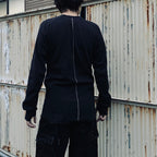 Combat Long Thermal With Damaged (CLASSIC WAFFLE KNIT) #BLACK [M-P2-TP6]