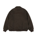 INSULATED WOOL BLOUSON JACKET #MOCHA [HOD25AWIWBJK]