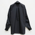 TECH BUTTON DOWN SHIRT L/S #BLACK [BE-80025]