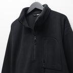 野戰抓絨半拉鍊衫 #K / 黑色 [NL62531]