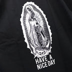 WASHED HEAVY WEIGHT CREW NECK T-SHIRT ( TYPE-1 ) #BLACK/WHITE [26FWE-WMT-WT01]