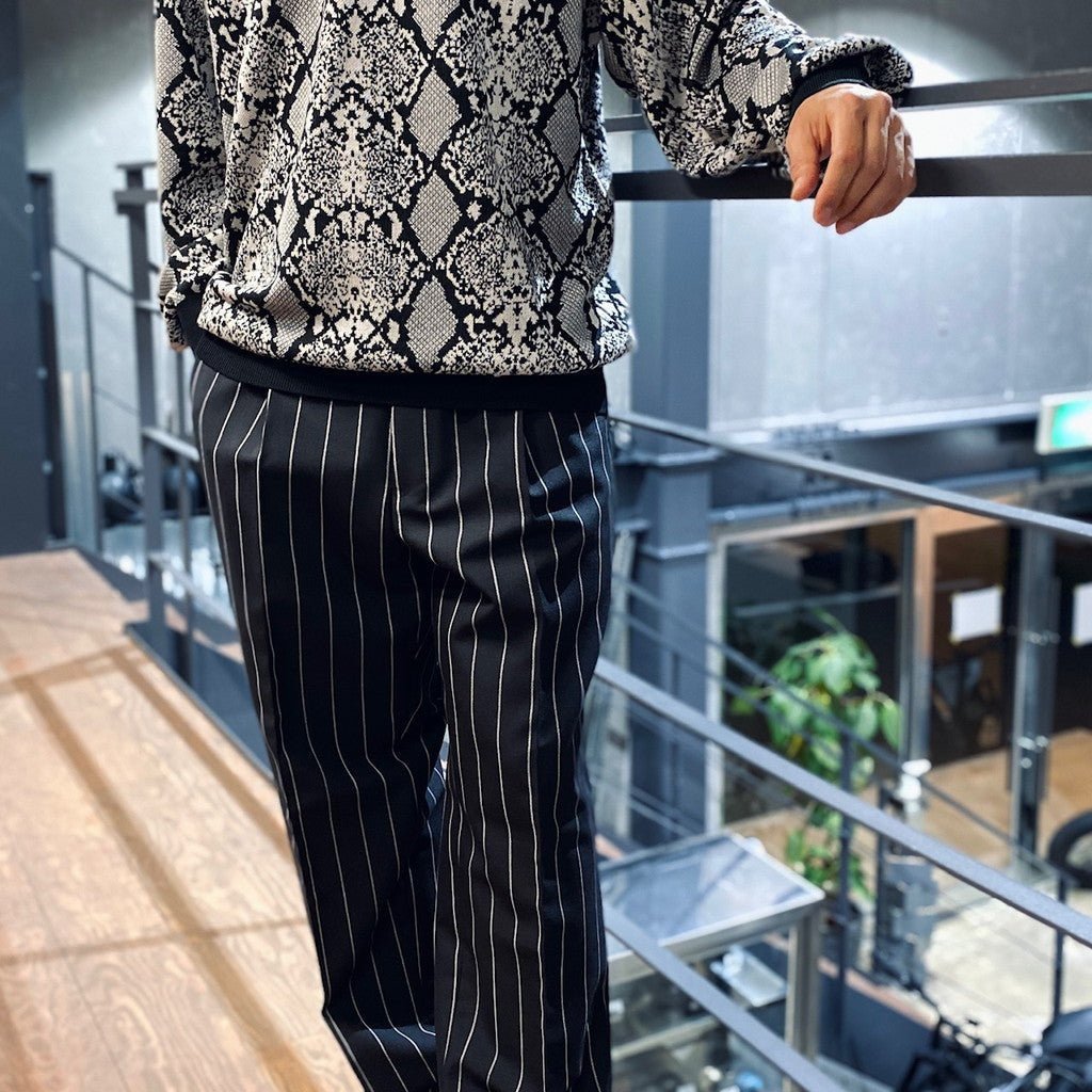 PLEATED TROUSERS -TYPE 2- #BLACK [24SSE-WMP-TR03]