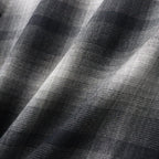 OMBRE CHECK OPEN COLLAR SHIRT L/S ( TYPE-1 ) #GRAY [26FWE-WMS-OC01]
