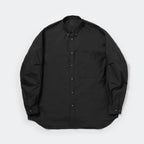 TECH BUTTON DOWN SHIRT L/S #BLACK [BE-80025]