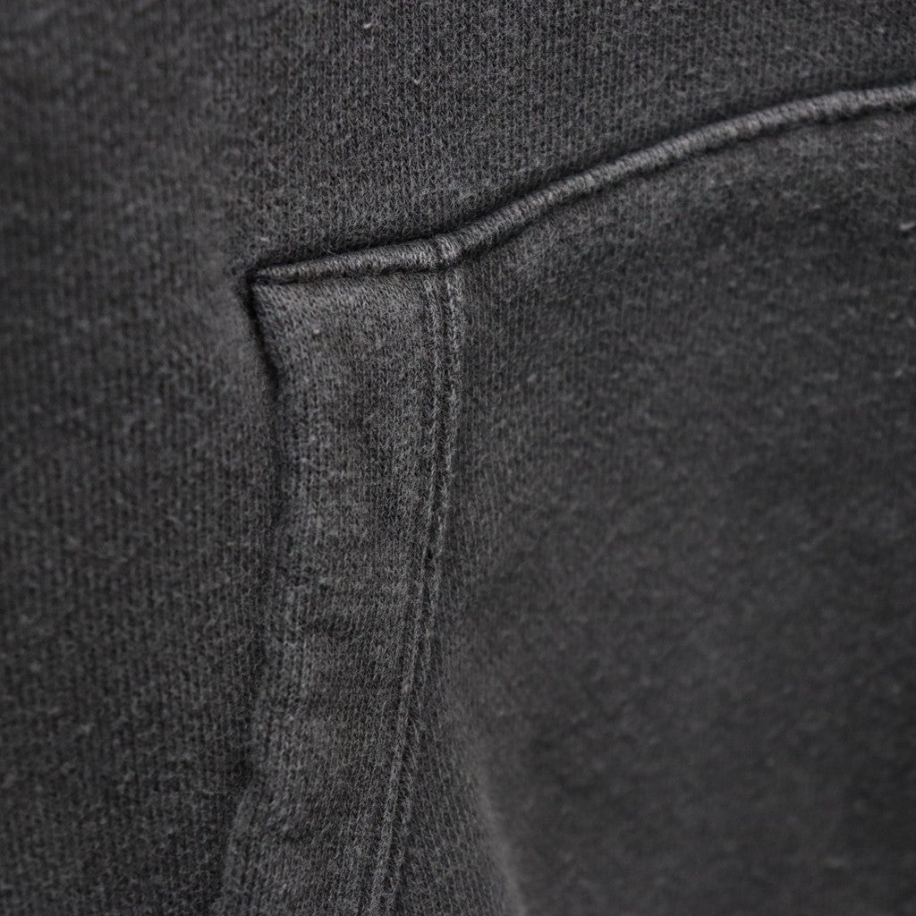 WASHED MIDDLE WEIGHT FULL ZIP HOODED SWEAT SHIRT #GRAY [26SS-WMC-SS04]