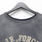 U.S. AIR FORCE EAGLE SWEATSHIRT AGED #AGED BLACK [BW252-UAES]