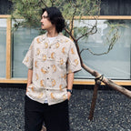 TIM LEHI | HAWAIIAN SHIRT S/S ( TYPE-2 ) #GRAY [26SS-WMS-HI04]