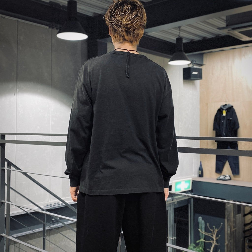 FADE L/S TEE #BLACK [25SS-FS-41 / FS1755]