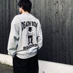 DEATH ROW RECORDS | HEAVY WEIGHT CREW NECK SWEAT SHIRT #GRAY [DEATHROW-WM-SS06]