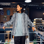 HAWAIIAN SHIRT L/S -TYPE 4- #BLUE [23FW-WMS-HI07]