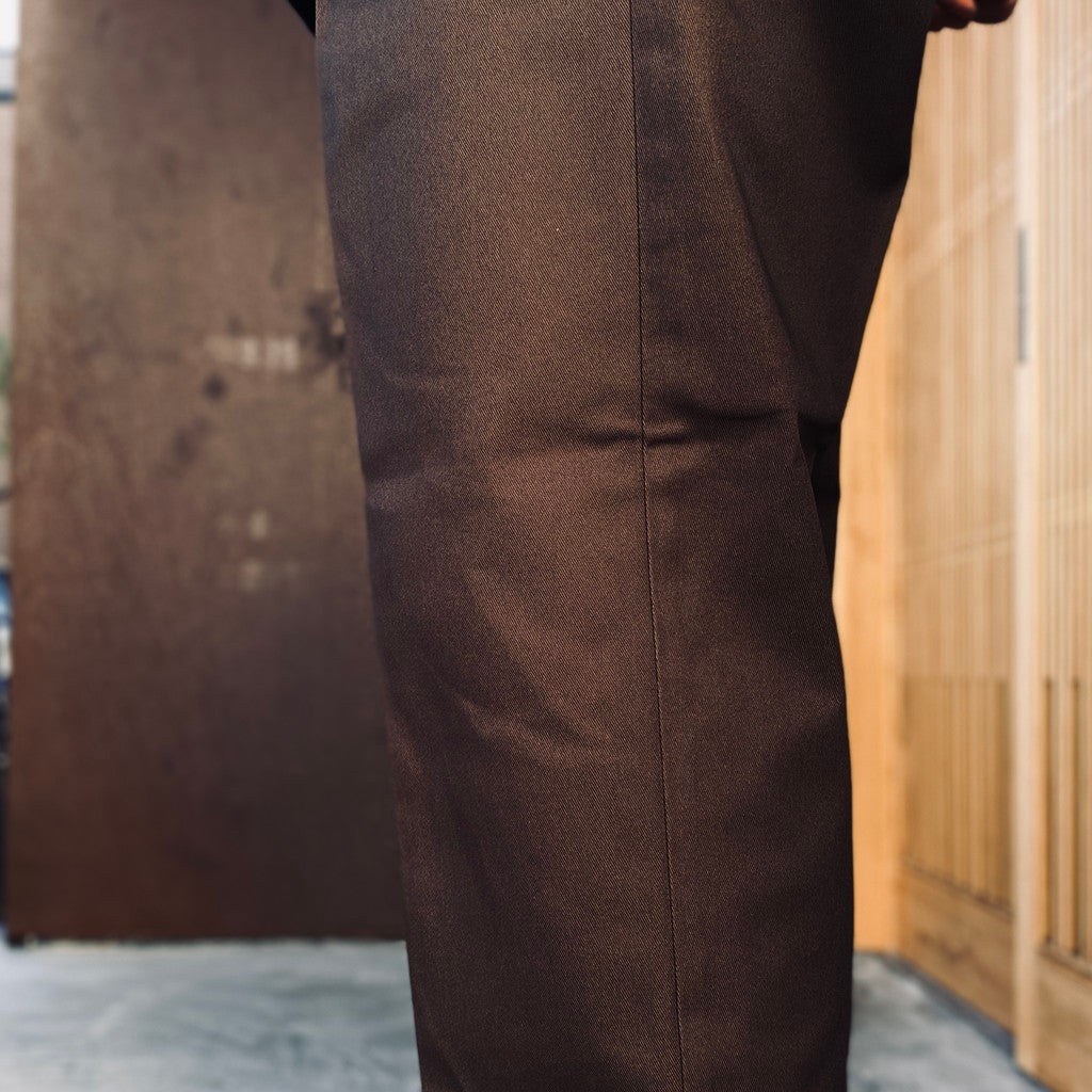 DICKIES | PLEATED TROUSERS #BROWN [26FW-WMP-DC01]