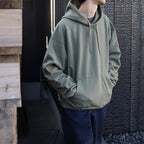 SOLID LOOSE HOODY #GREEN [CES28CS13]
