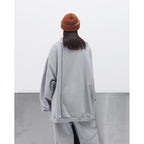 G7-S1「Anchorite」中 H 罩衫 #L-灰色 [GOOPI-23AW-JAN-02]