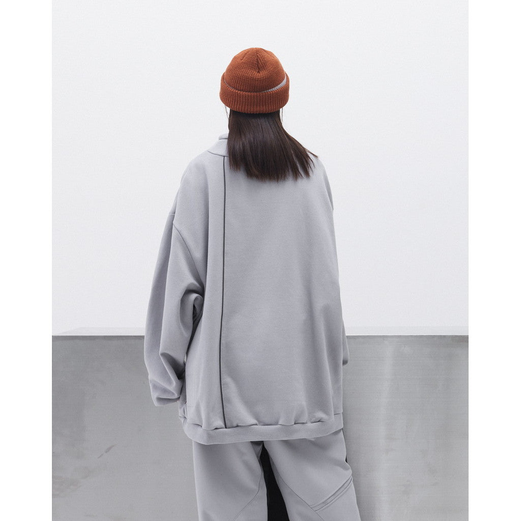 G7-S1「Anchorite」中 H 罩衫 #L-灰色 [GOOPI-23AW-JAN-02]