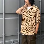 夏威夷襯衫 S/S - 款式 2 - #米色-棕色 [24SS-WMS-HI02]