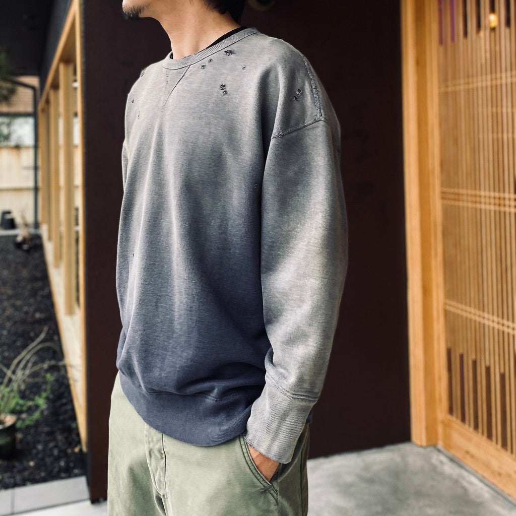 FIELD-WORN DOUBLE V SWEATSHIRT #EGGPLANT [BWU-FODVS]