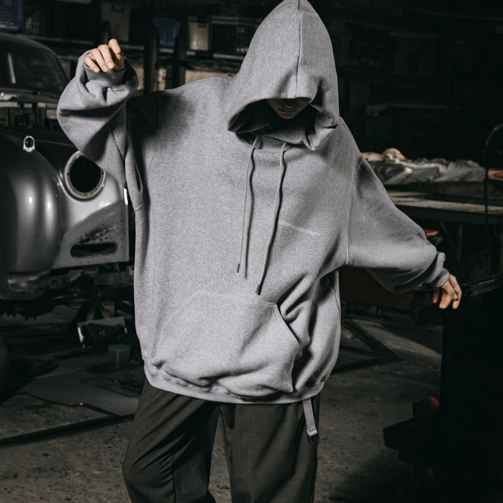 "G7-H1" 陰影漆連帽衫 #GRAY [GOOPI-23AW-OCT-03]